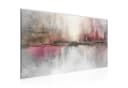 Runa Art Abstraktes Wandbild Rosa auf Vlies-Leinwand Modern Bild 2