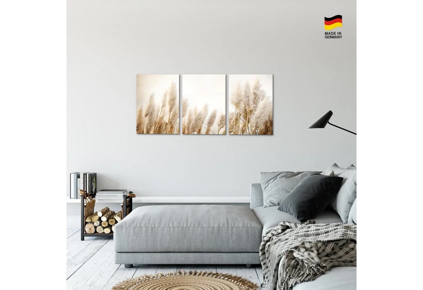 Runa Art Wandbild Boho Style Beige Kunstdruck - Bild 5