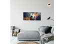 Runa Art Wandbild 3er-Set Graffiti Fußball Vlies-Leinwand Bild 3