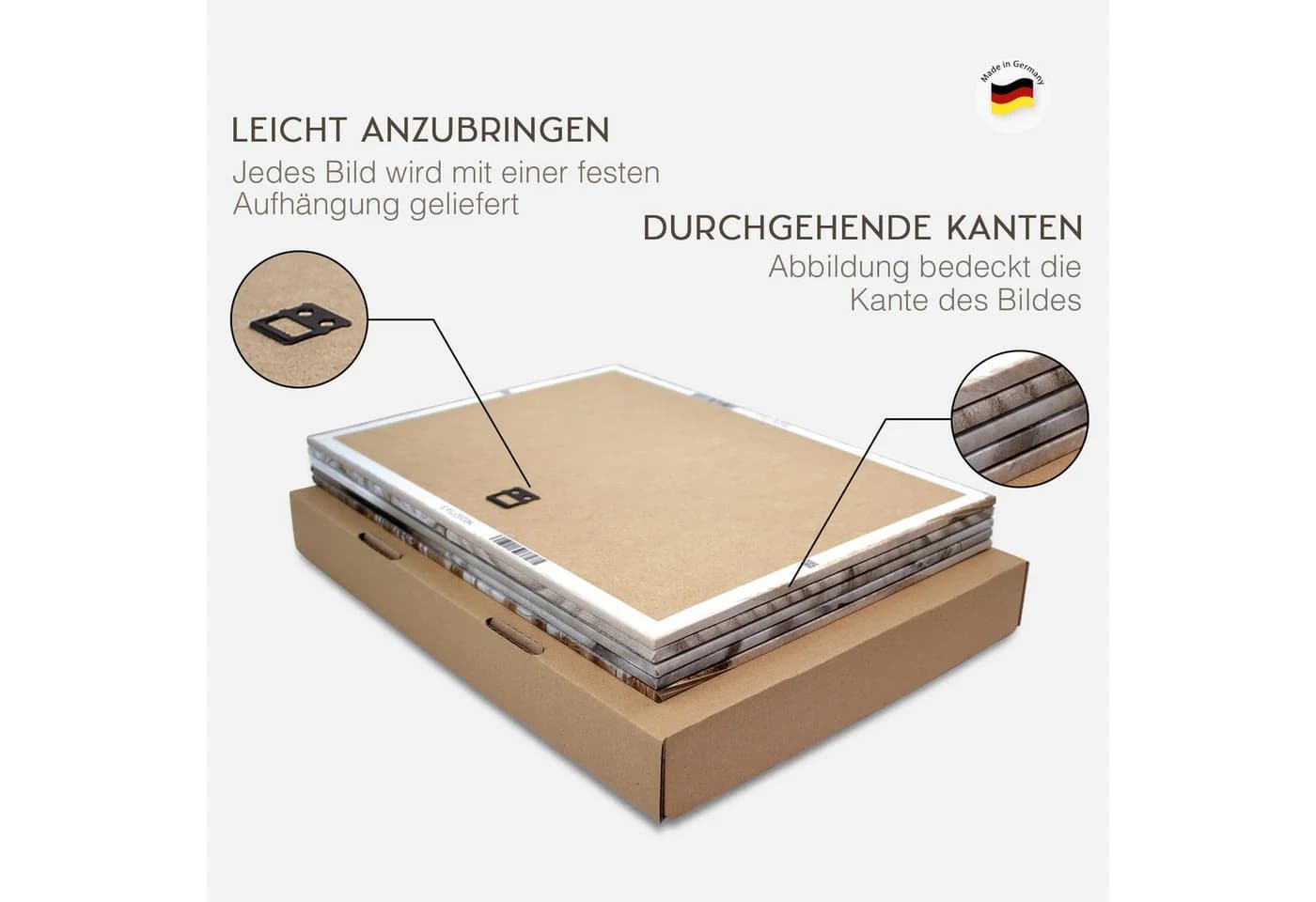 Runa Art Wandbild 3er-Set Graffiti Fußball Vlies-Leinwand - Bild 5