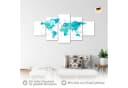 Runa Art Abstraktes Wandbild Türkis Blau Modern Bild 4