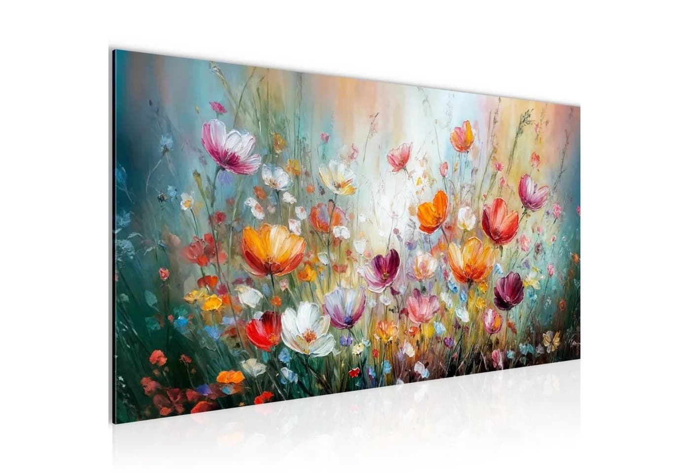 Runa Art XXL-Wandbild Blumen 100 x40 cm Bild Vlies Wohnzimmer Schlafzimmer Deko - Bild 2