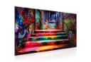 Runa Art XXL-Wandbild Street Art Treppen Graffiti Bild 2