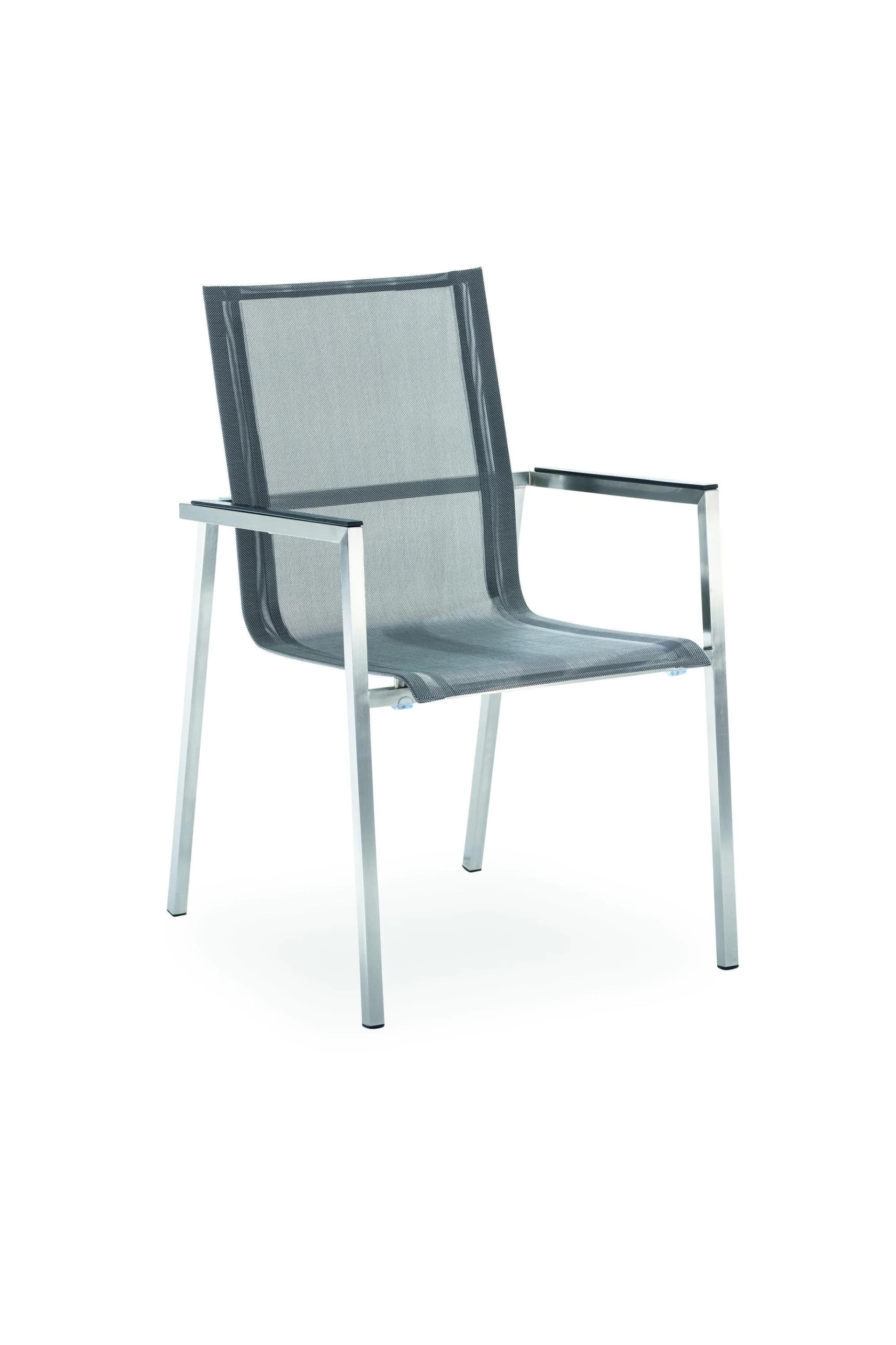 Gartenstuhl Urban Niehoff mit Aluminium-Armlehnen