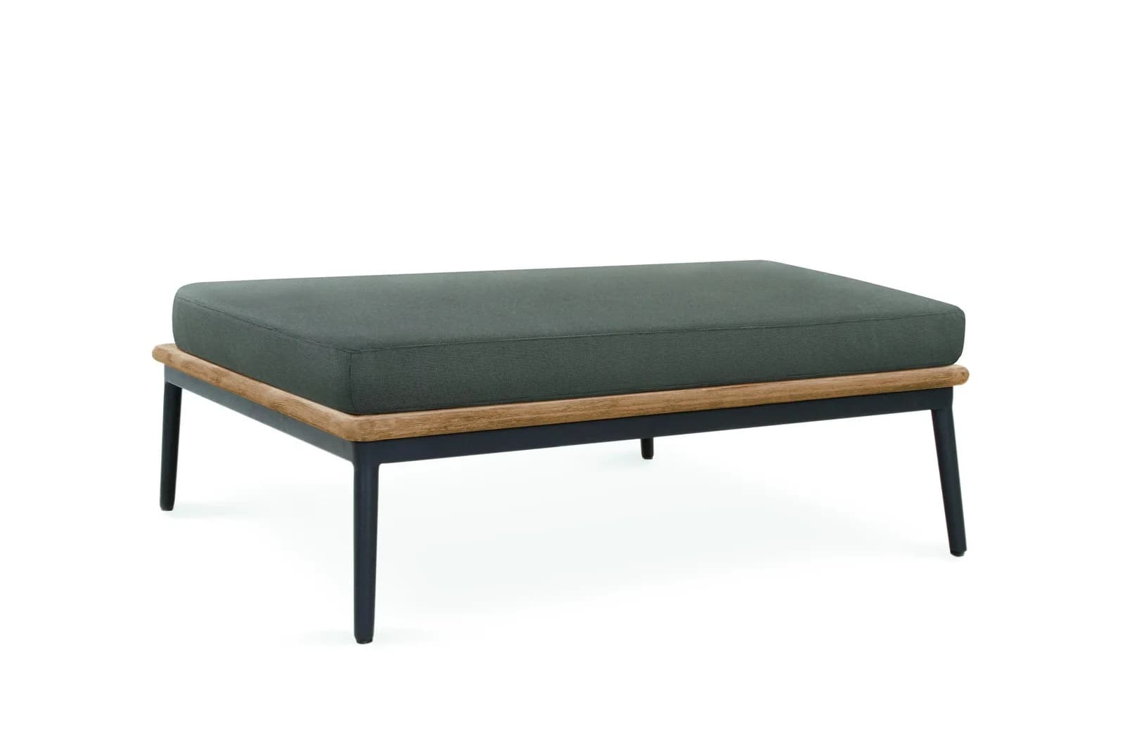 Gartenhocker Freeport Teakholz Aluminiumgestell