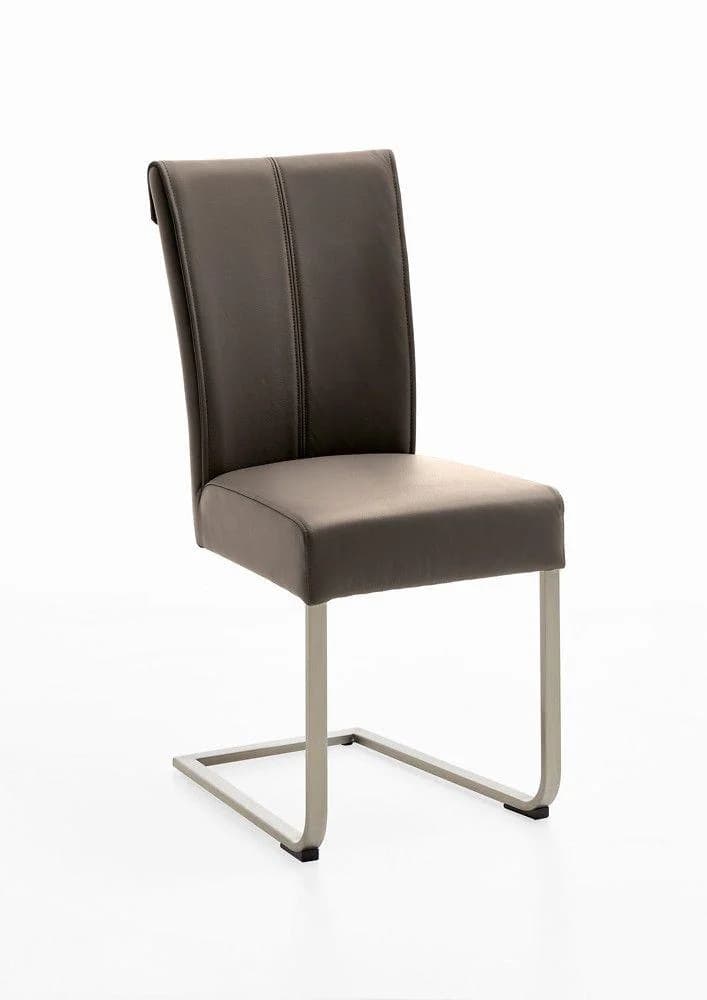 Freischwinger MONDO VALEDA Leder Napoli Stone