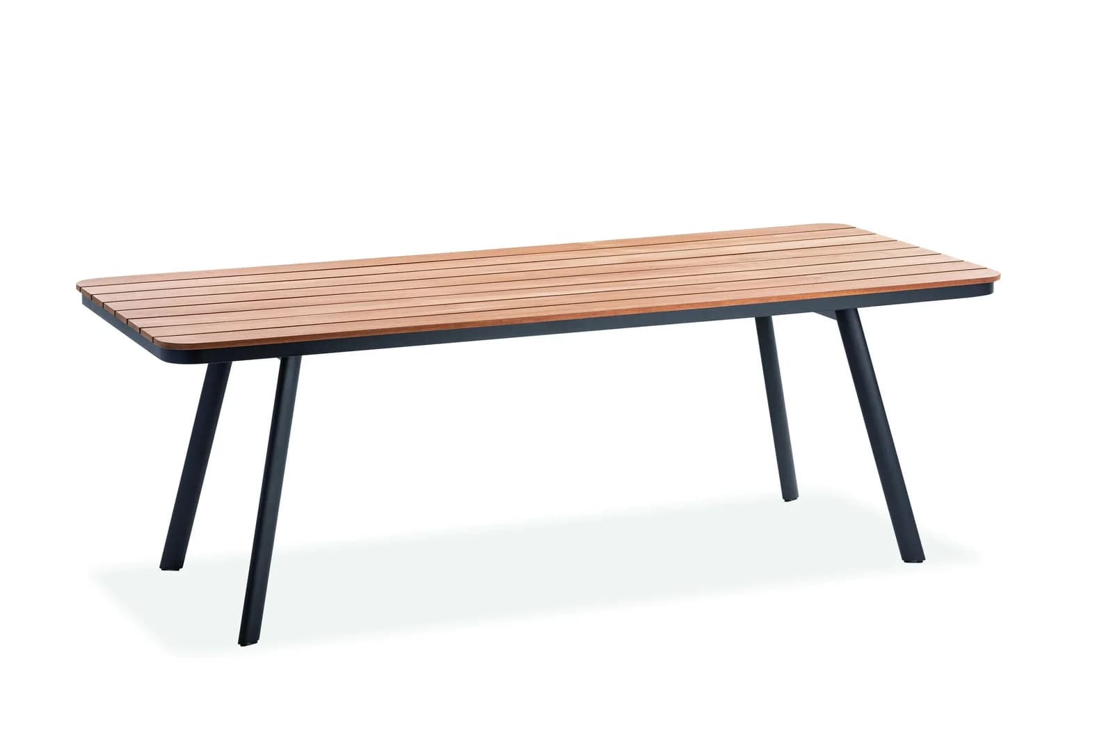 Niehoff Gartentisch Kubu Teak Anthrazit Aluminium