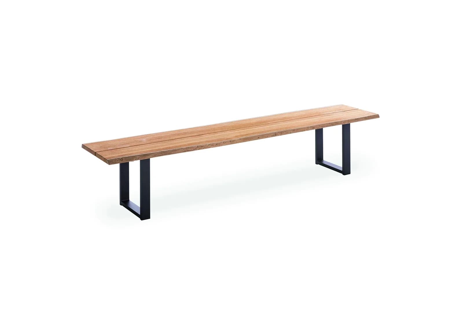 Gartenbank Tavo Teakholz Aluminiumgestell Niehoff