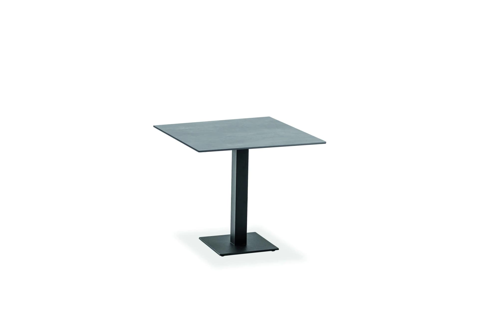 Niehoff Gartentisch Bistro Schwarz HPL
