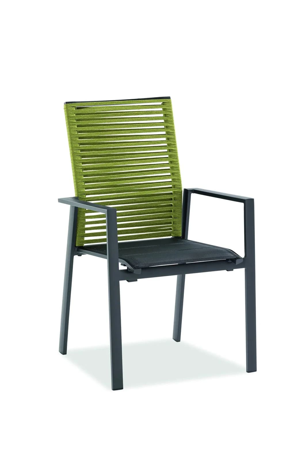 Niehoff Gartenstuhl Cervo Schwarz Aluminiumgestell