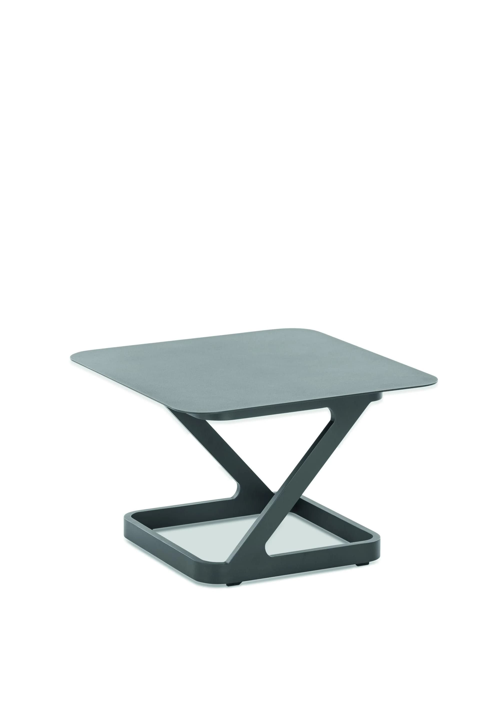 Niehoff Beistelltisch Quattro Aluminium Anthrazit
