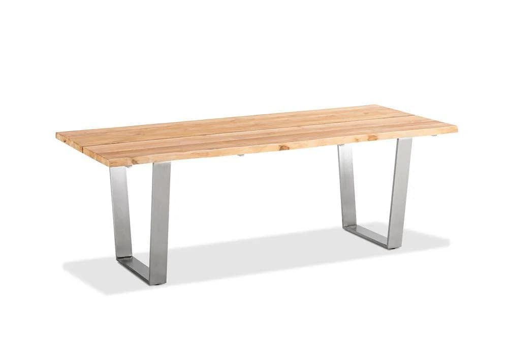 Niehoff Gartentisch SOLID Teak Edelstahl 240cm