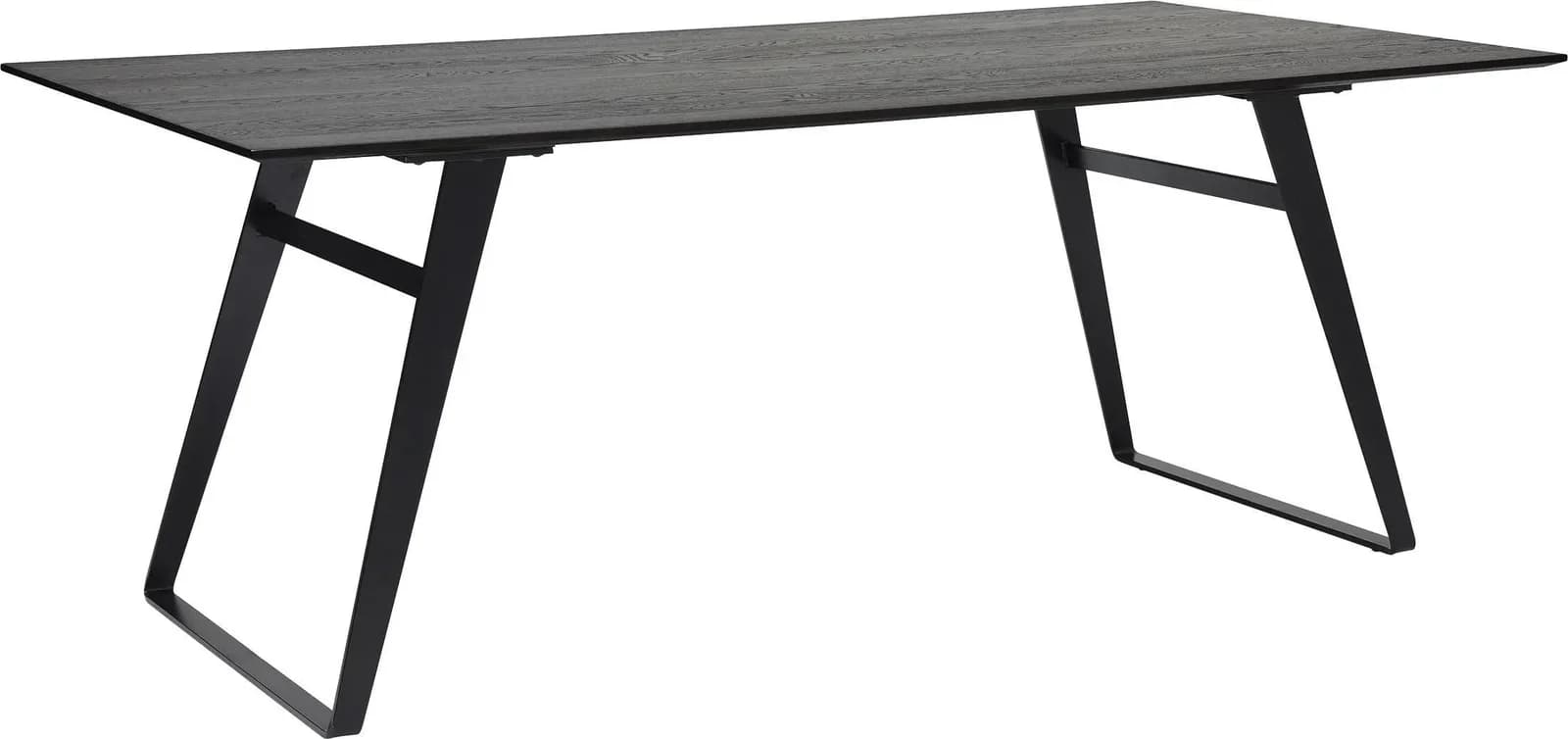 Musterring Esstisch JustB SP100 Massivholzplatte Eiche Schwarz