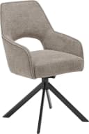 set one by Musterring Armlehnstuhl Winston 2er Set Schwarz Taupe Bild 2