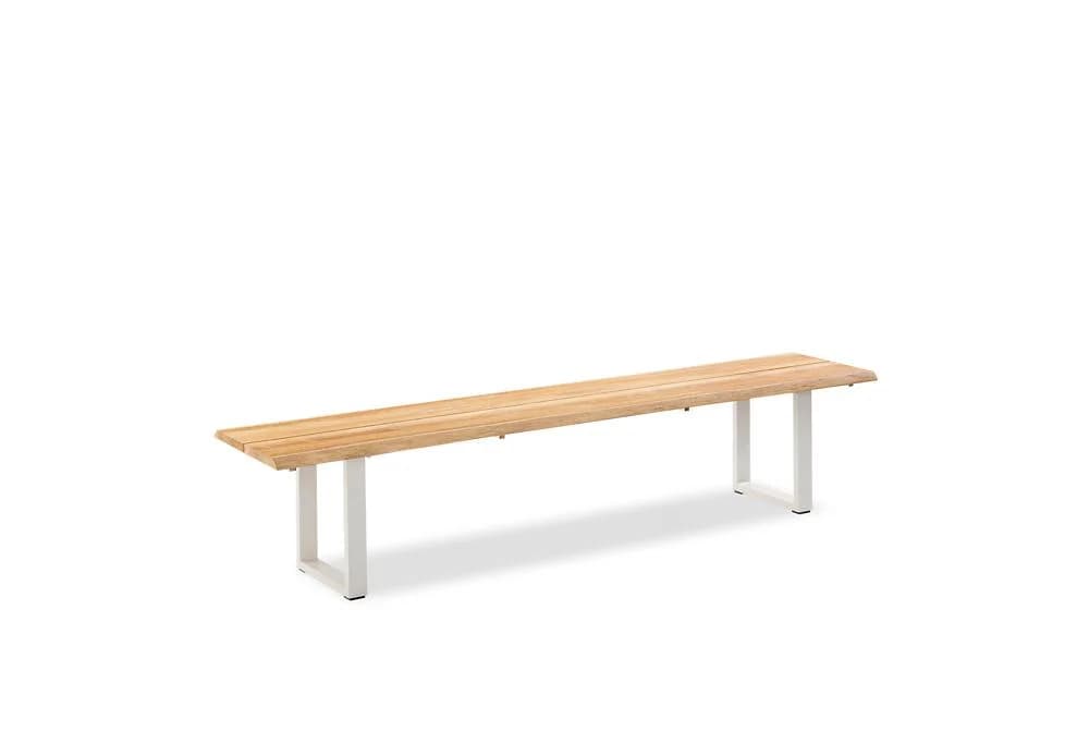 Niehoff Gartenbank SOLID Teakholz Aluminium