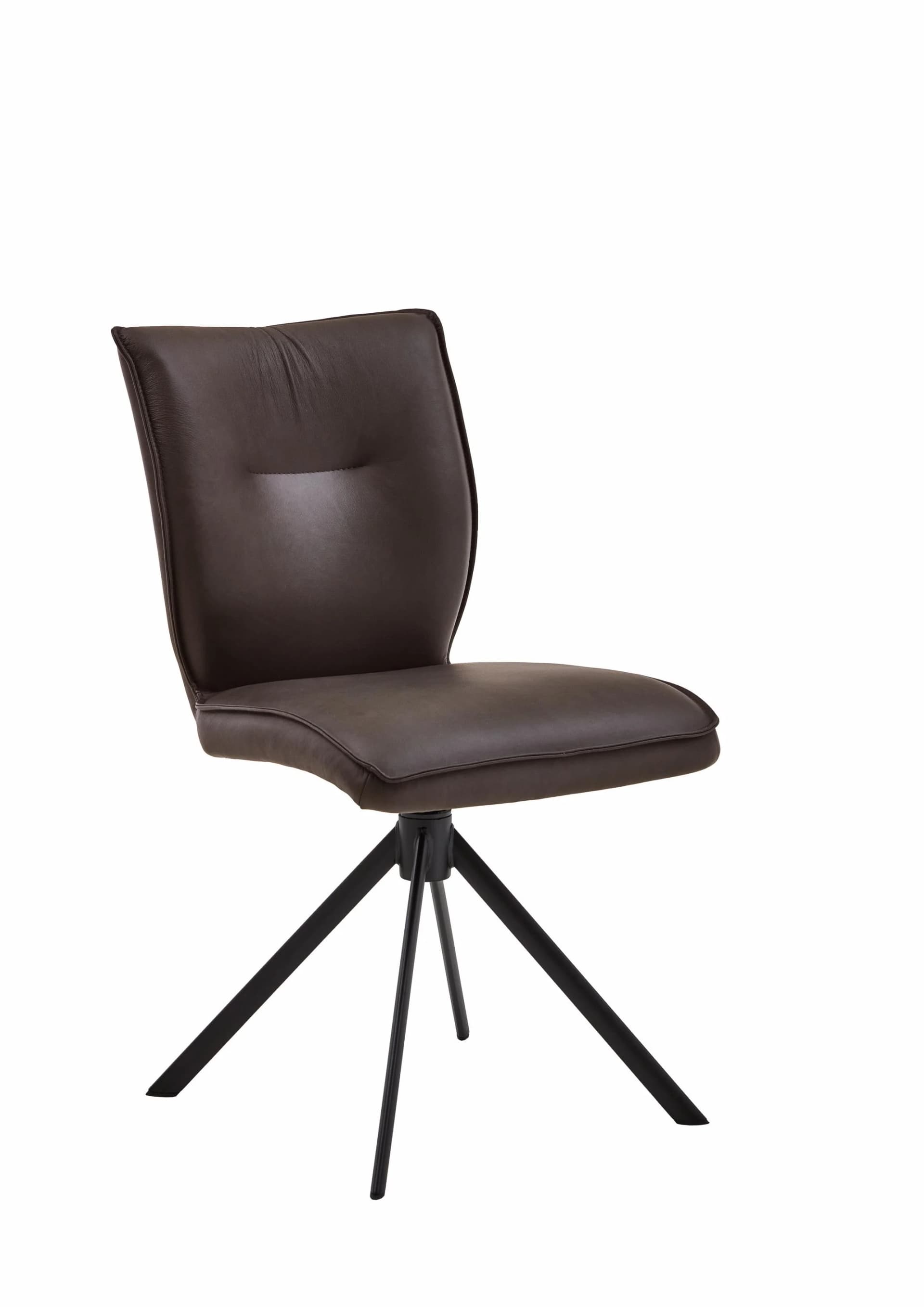 NIEHOFF SITZMÖBEL Polsterstuhl STUDIO-LINE Leder Schwarz