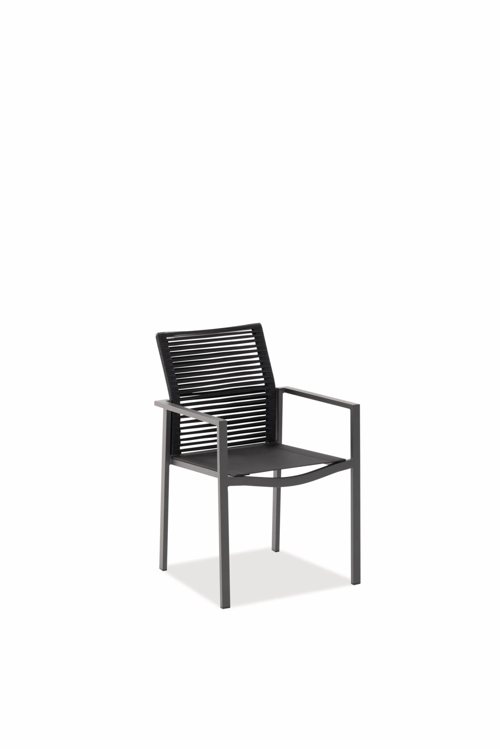NIEHOFF GARDEN Gartenstuhl PALI PRO Anthrazit Schwarz Aluminium