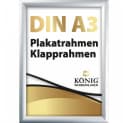 Dreifke Plakatrahmen DIN A3 Aluminium silber mit PET-Schutzscheibe Bild 2