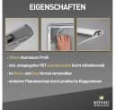 Dreifke Plakatrahmen DIN A3 Aluminium silber mit PET-Schutzscheibe Bild 3