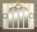 Eleganter Barock Schlafzimmer-Set in Weiß und Gold Bild 4