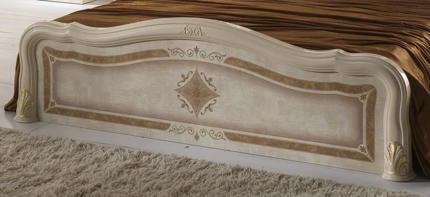 Interdesign24 Schlafzimmer-Set Livia 6-teilig Barock Beige/Gold Hochglanz - Bild 3