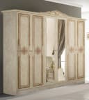 Interdesign24 Schlafzimmer-Set Livia 6-teilig Barock Beige/Gold Hochglanz Bild 4