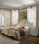 Interdesign24 Schlafzimmer-Set Alba 6-tlg. Barock Hochglanz Beige/Gold Bild 1