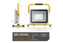 Brandson 50W LED Baustrahler IP65 Schwarz - Wetterfest & Mobil Bild 3