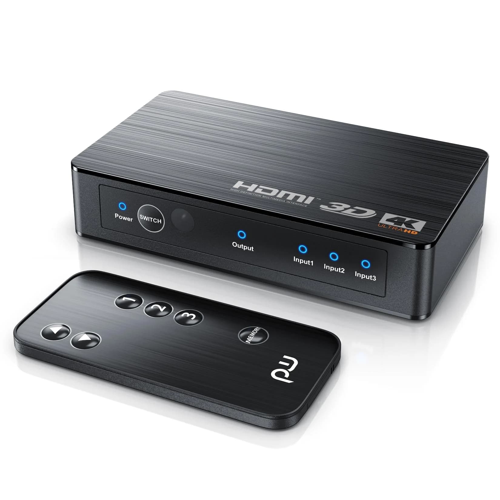 Primewire HDMI 2.0b Verteiler 4k 60Hz UHD 3 Port