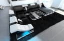 Sofa Dreams Turino XXL U-Form Ledersofa Schwarz mit LED & Schlaffunktion Bild 4