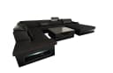 Mezzo XXL Wohnlandschaft U-Form Stoffsofa mit LED & Bettfunktion Bild 1