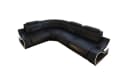 Sofa Dreams Ecksofa Pescara L Form Schwarz Kunstleder Premium USB LED Bild 1