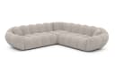 Sofa Dreams Ecksofa Maleron L-Form Boucléstoff Pearl Bild 1