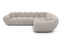 Sofa Dreams Ecksofa Maleron L-Form Boucléstoff Pearl Bild 3