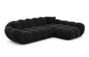 Sofa Dreams Polsterecke Maleron L Form kurz Samt Schwarz Bild 1