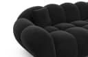 Sofa Dreams Polsterecke Maleron L Form kurz Samt Schwarz Bild 5