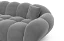 Sofa Dreams Maleron U-Form Wohnlandschaft Samt Dunkelgrau Bild 5