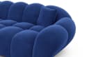 Sofa Dreams Maleron U-Form Studio 6-Sitzer Sofa Samt Dunkelblau Bild 5