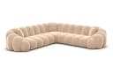 Sofa Dreams Ecksofa Rajada L Form 4-Sitzer Beige Samt Bild 1