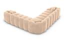 Sofa Dreams Ecksofa Rajada L Form 4-Sitzer Beige Samt Bild 4