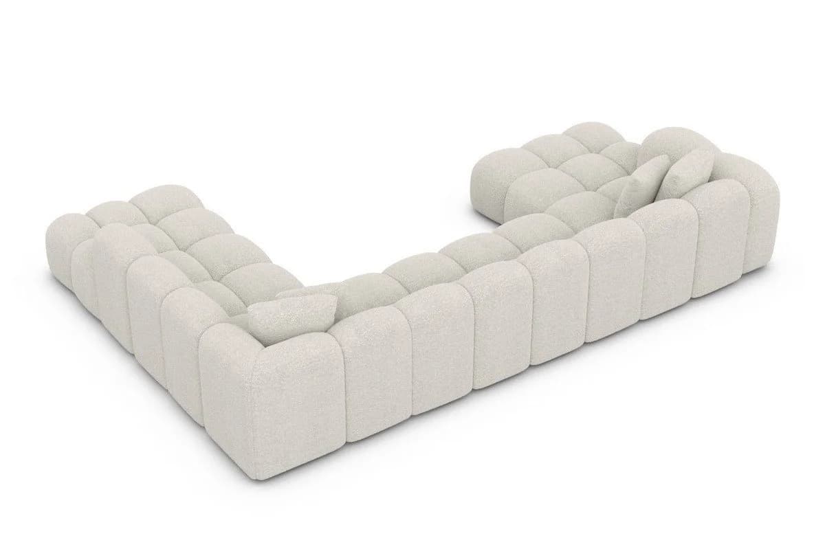 Sofa Dreams Wohnlandschaft Formentera XXL Samtstoff Beige - Bild 3