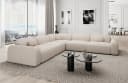 Sofa Dreams Ecksofa L-Form Stoff Barcelona Beige Polstersofa Bild 2