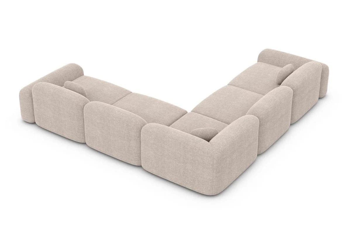 Sofa Dreams Ecksofa L-Form Stoff Barcelona Beige Polstersofa - Bild 4