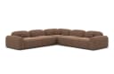Sofa Dreams Ecksofa Barcelona L-Form Stoff Couch Braun Bild 1