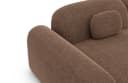 Sofa Dreams Ecksofa Barcelona L-Form Stoff Couch Braun Bild 5