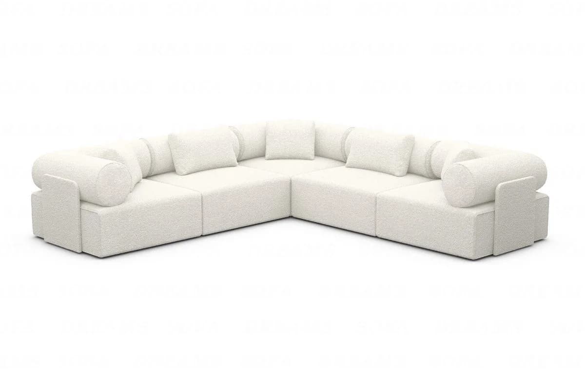 Sofa Dreams Ecksofa Laguardia L Form Beige Stoff Sofa