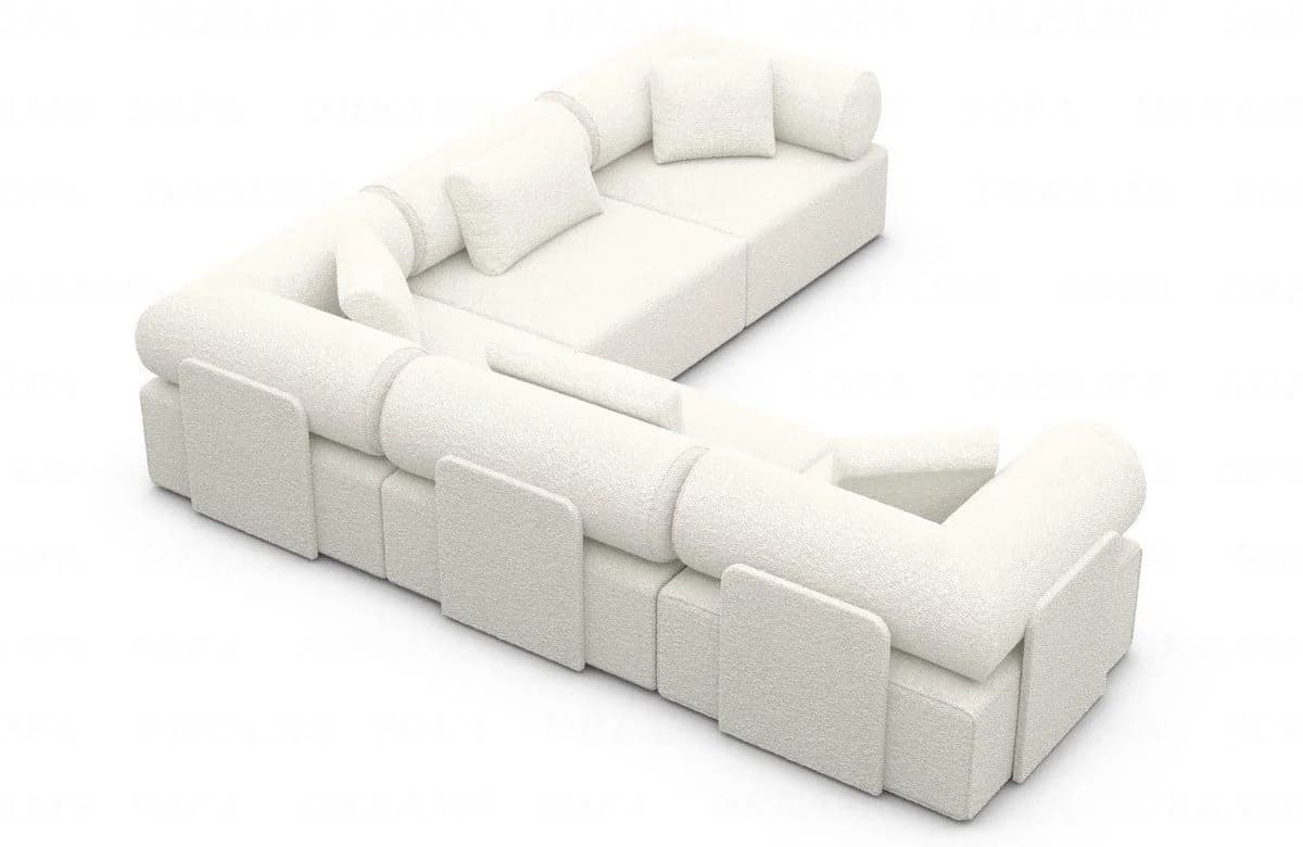 Sofa Dreams Ecksofa Laguardia L Form Beige Stoff Sofa - Bild 4