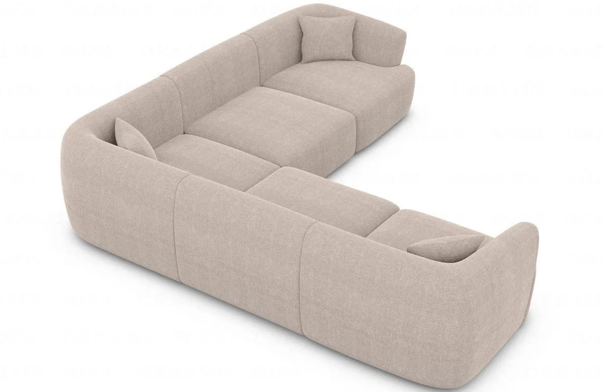 Sofa Dreams Ecksofa Stoff Eckcouch Polster Ecksofa Tabarca L Form Stoffsofa, Loungesofa - Bild 4