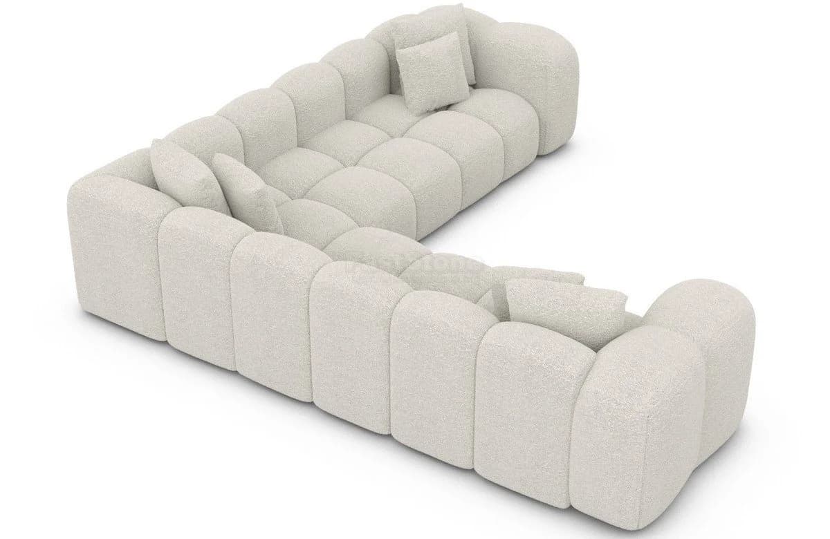 Sofa Dreams Ecksofa Formentera L-Form Beige Stoff - Bild 4