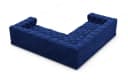 Sofa Dreams Palma Ecksofa L-Form Dunkelblau Samt Chesterfield Bild 4